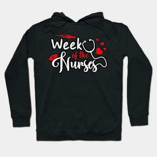 Week Of The Nurse Nursing Men Women Nurses Week Hoodie